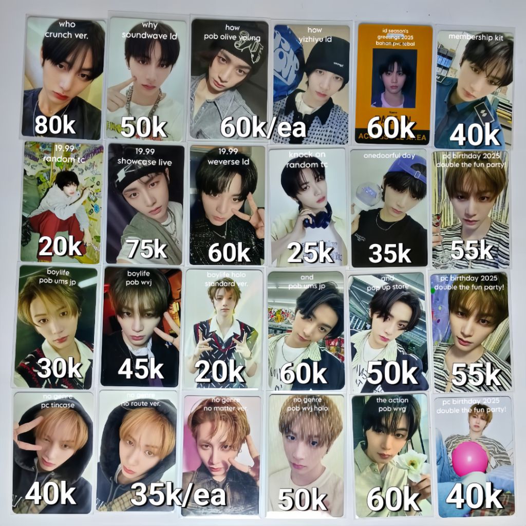 boynextdoor taesan photocard who why how 19.99 no genre the action yzy pob weverse kacamata