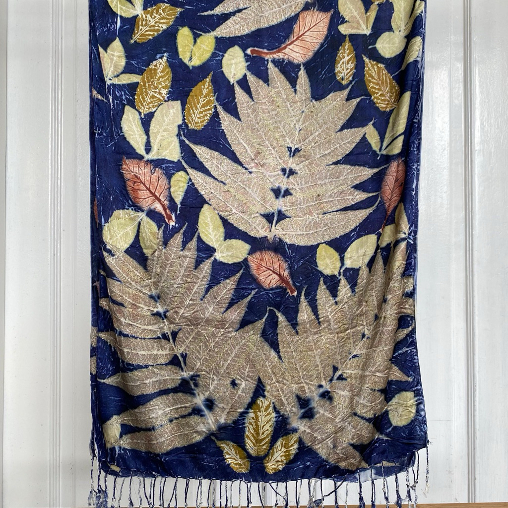 Selendang Ecoprint Sutra