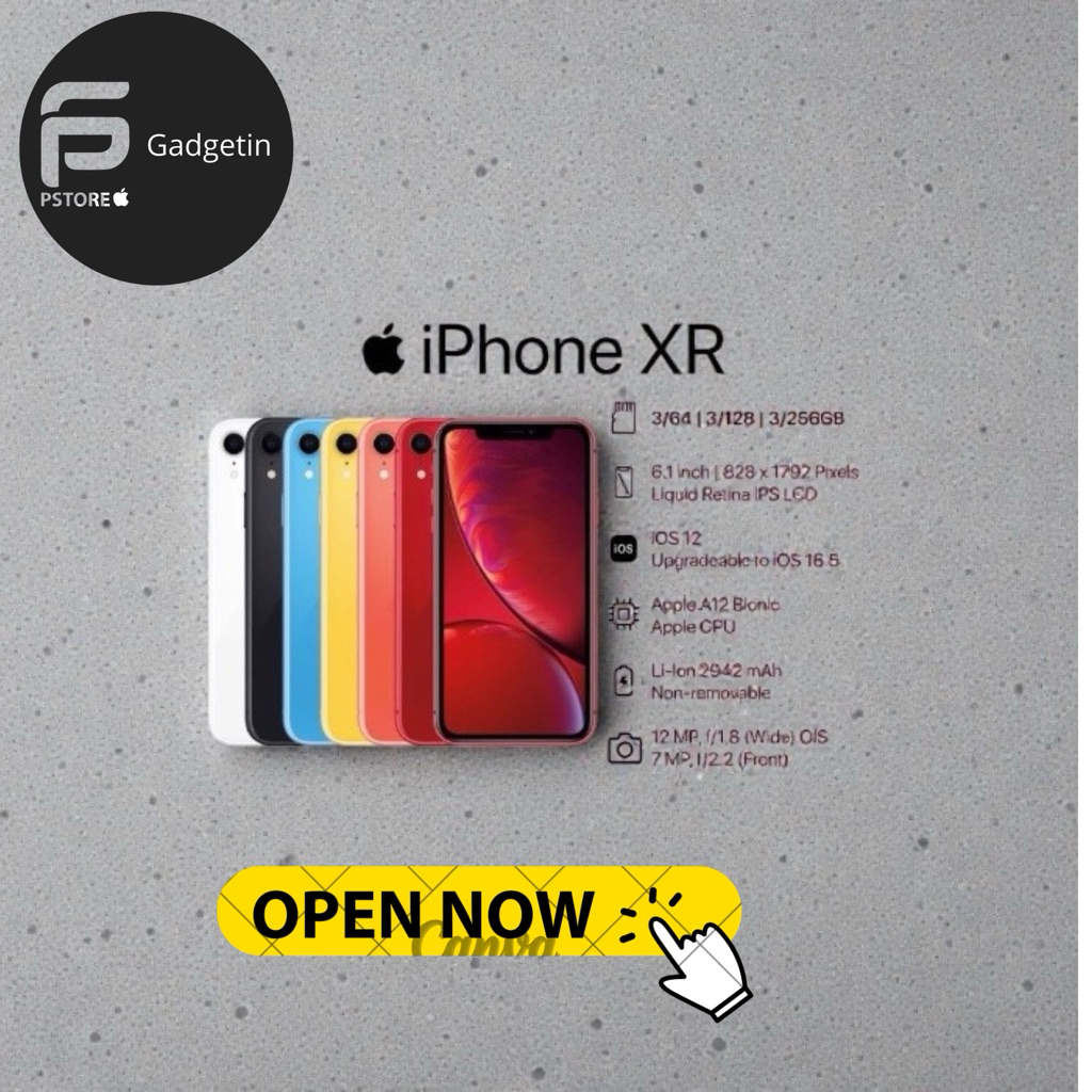 IPHONE XR KAPASITAS 64|128|256 GB