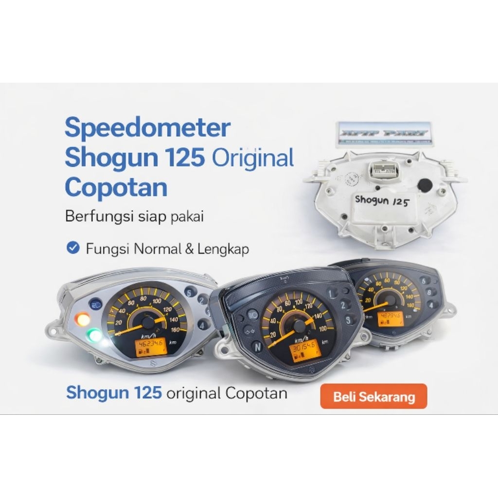 speedometer Shogun 125 Shogun sp original copotan fungsi