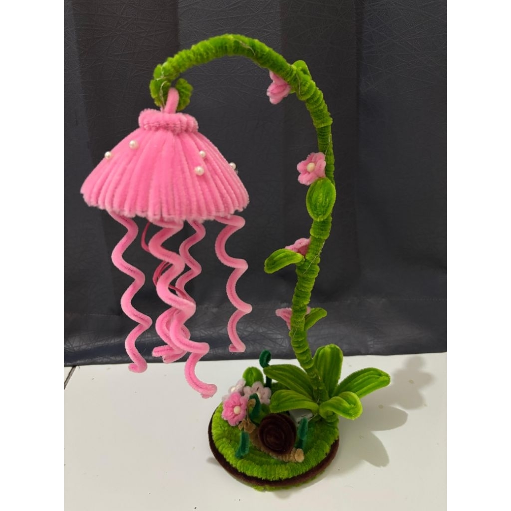 lampu tidur kawat bulu