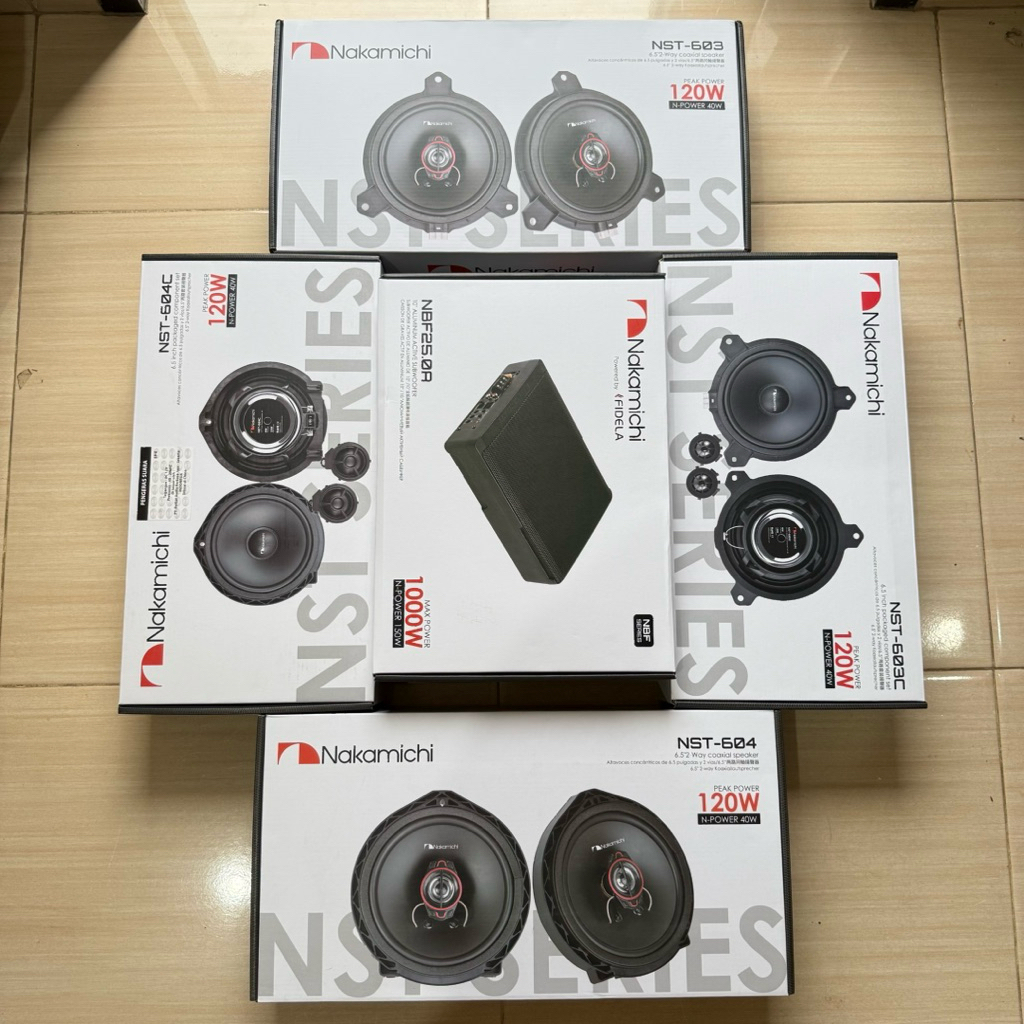 PAKET AUDIO SPEAKER NAKAMICHI PAKET NAKAMICHI SPEAKER SPLIT + COAXIAL NAKAMICHI