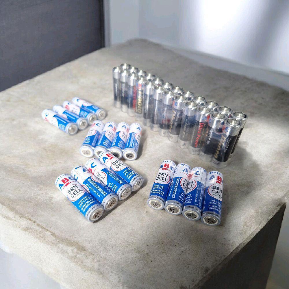 isi 24 Pcs Batu Baterai ABC A2/Batu Jam Dinding/Batu AA/Batu ABC Ori