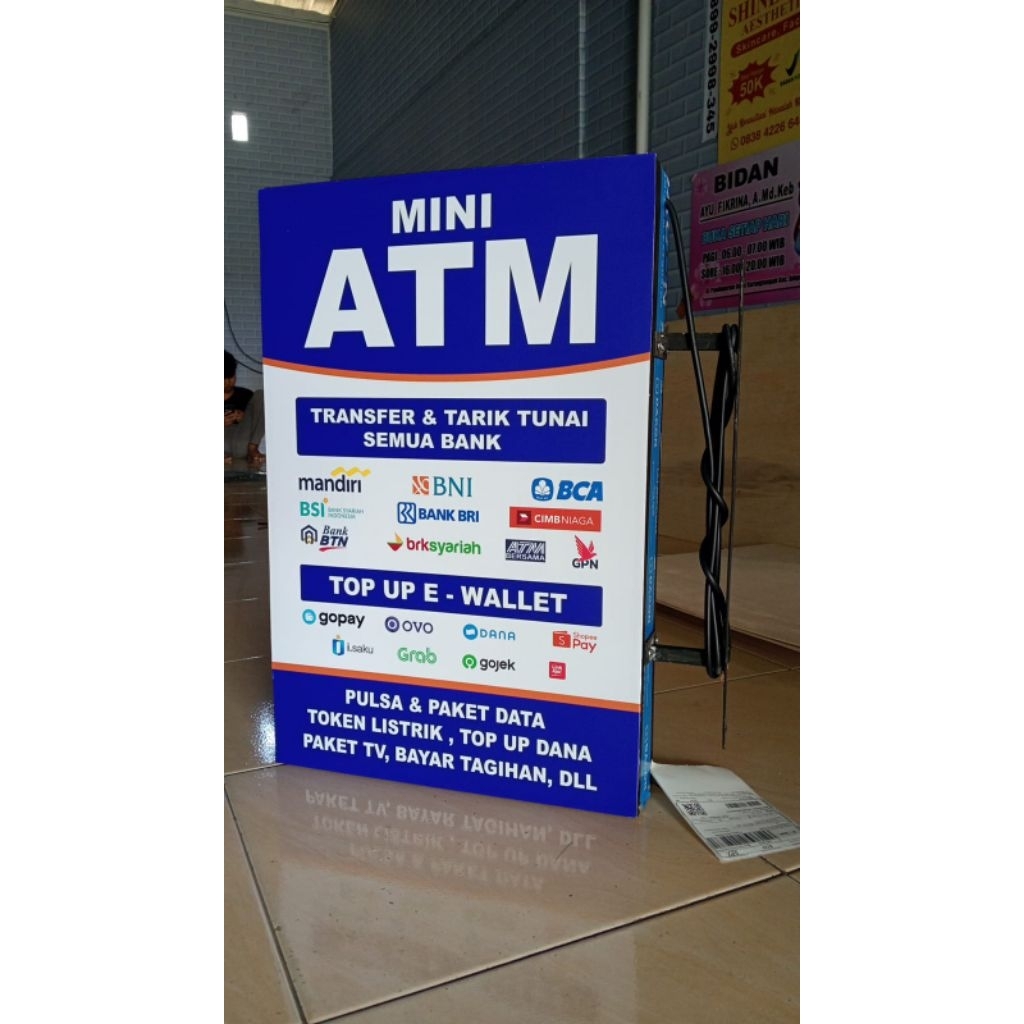 NEON BOX UKURAN 60cm x 40cm AKRILIK