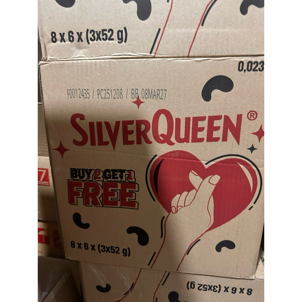 Silverqueen buy 2 get 1 HARGA KARTON