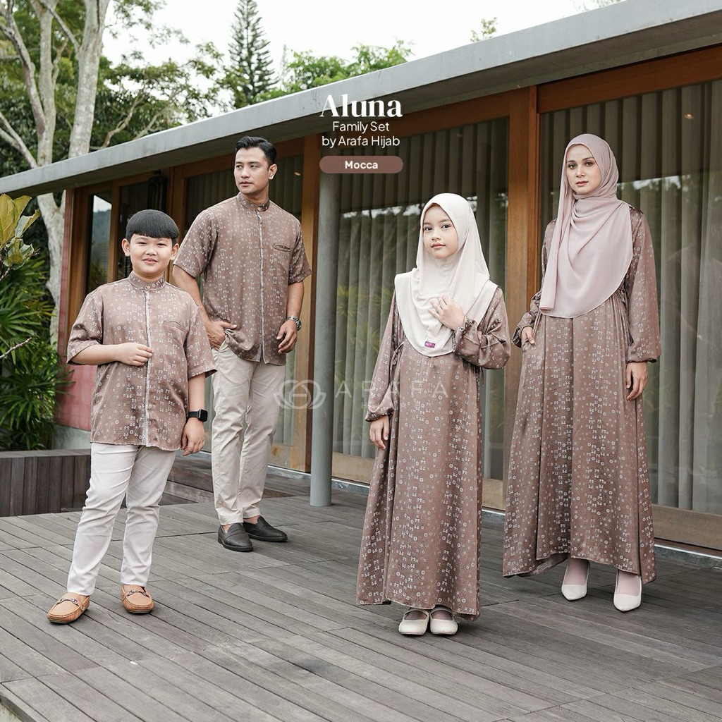 Dress Anak Aluna Family set By Arafa Hijab
