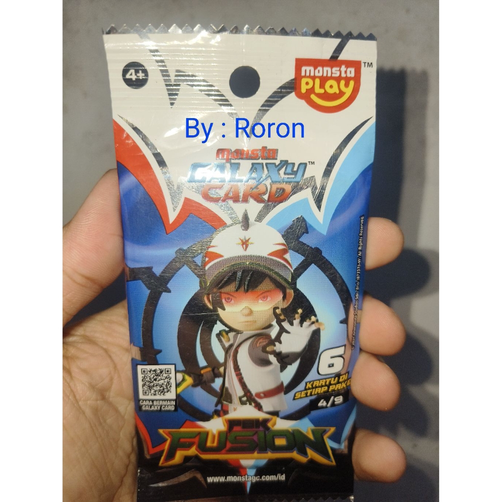 [LAST STOCK] Boboiboy Monsta Galaxy Card 100% Original Pek Fusion, S Gold AR Boboiboy Supra ID 4/9