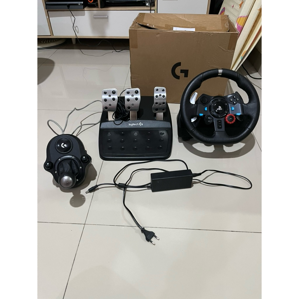 Logitech steering Wheel + Shifter fullset