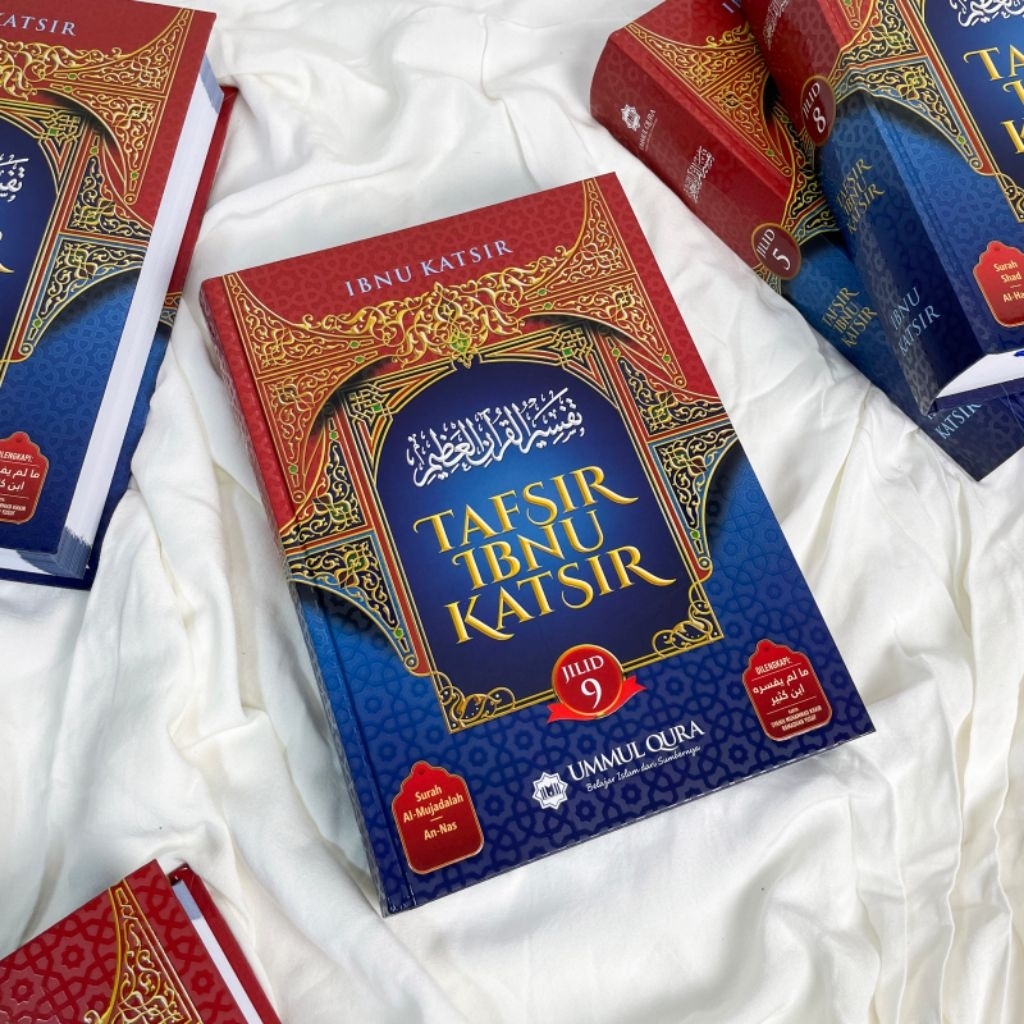 Ummul Qura - ( 9 Jilid )Tafsir Ibnu Katsir Lengkap Juz 30 Box Eksklusif