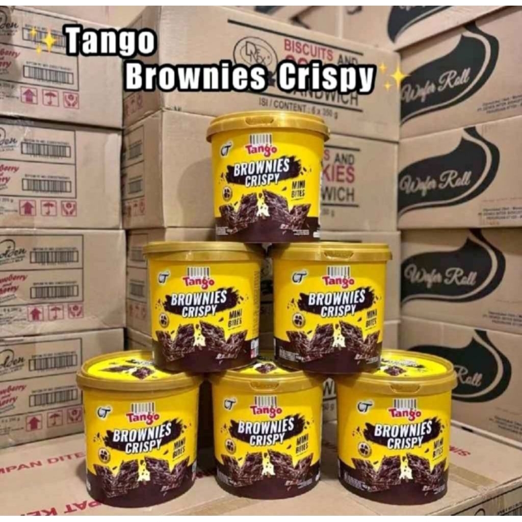 Tango Brownies Crispy Jar 180 gram / Tango Brownies Crispy Kemasan Toples Berat 180 gram