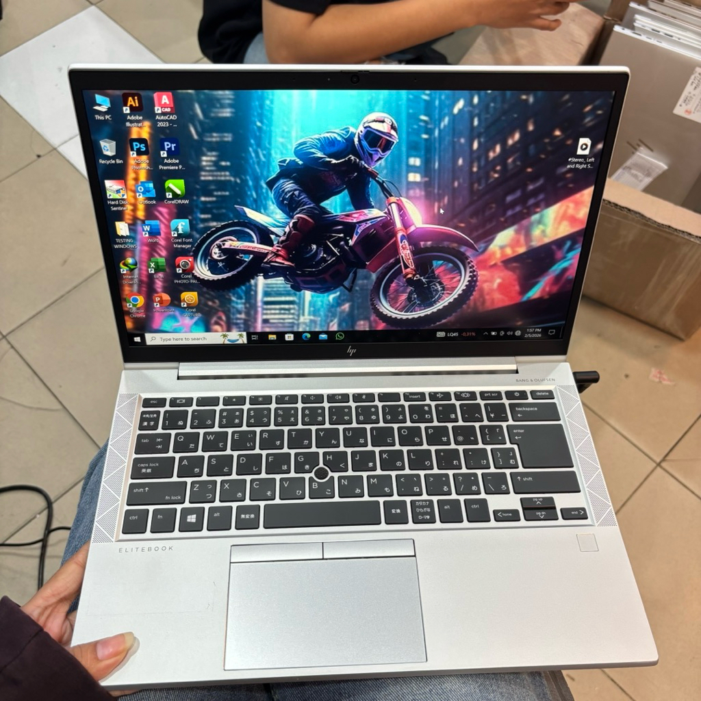 Hp elitebook 845 G7 amd ryzen 3 Ram 8gb ssd 256gb second bergaransi original