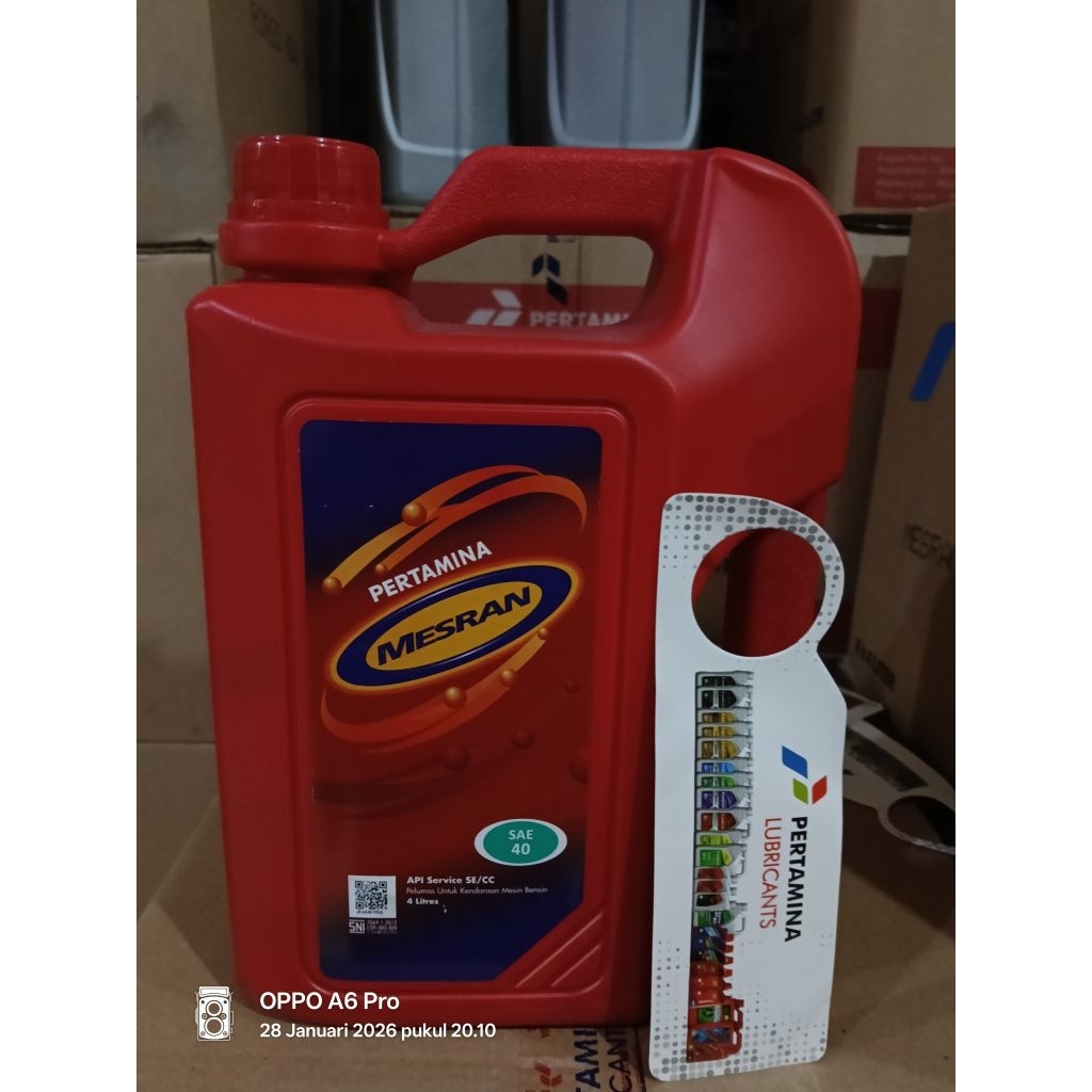 OLI PERTAMINA MESRAN SAE40 4LITER OLI MOBIL
