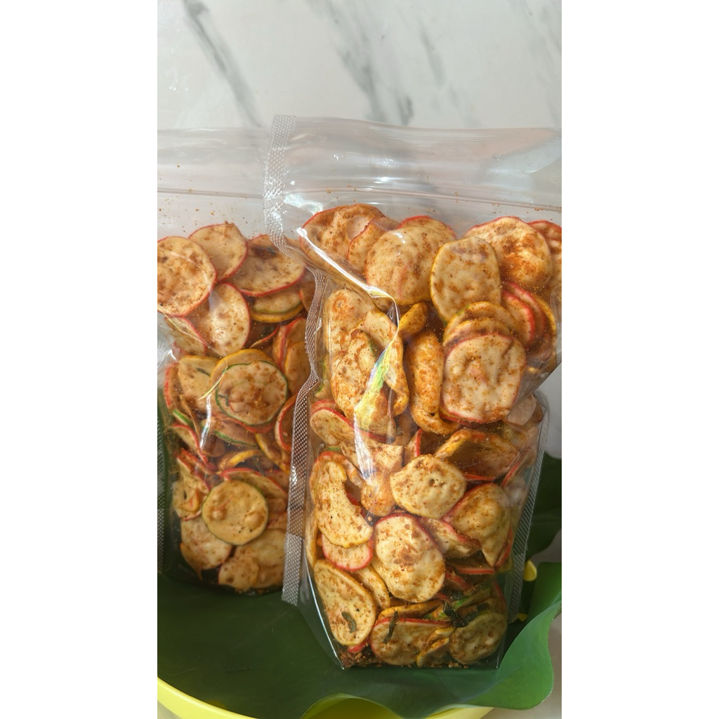 Kerupuk Seblak Kering - Daun jeruk - Tanpa bahan pengawet