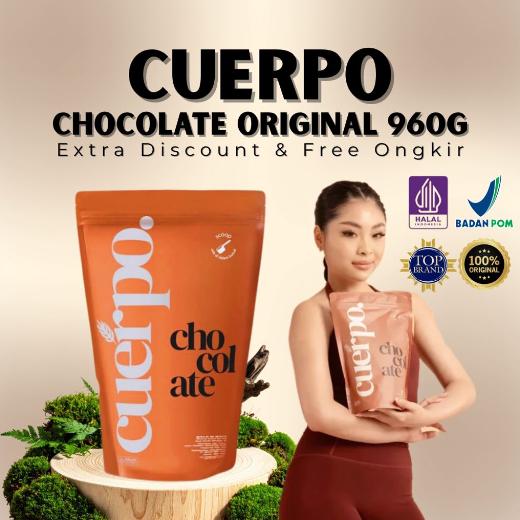 Cuerpo Chocolate Susu Gemuk Badan Ampuh Naikan BB Hingga 15kg Original Bpom