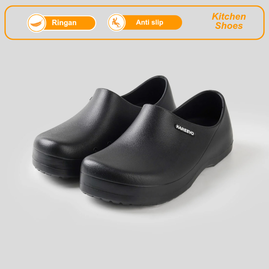 Sepatu Kitchen Pria Chef Shoes Sepatu Kitchen Anti Slip