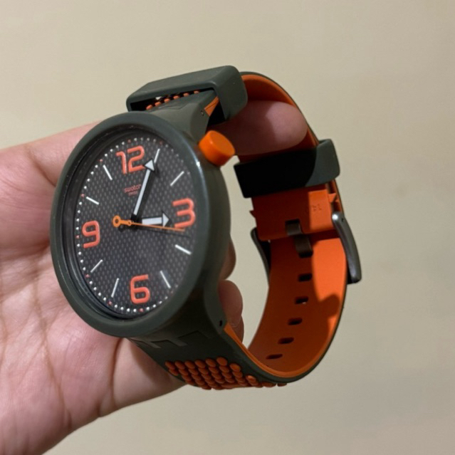 SWATCH ORIGINAL SWISS BIG BOLD WATCH JAM TANGAN UNISEX COWOK CEWEK LAKI PRIA BALI INSTANT DENPASAR O