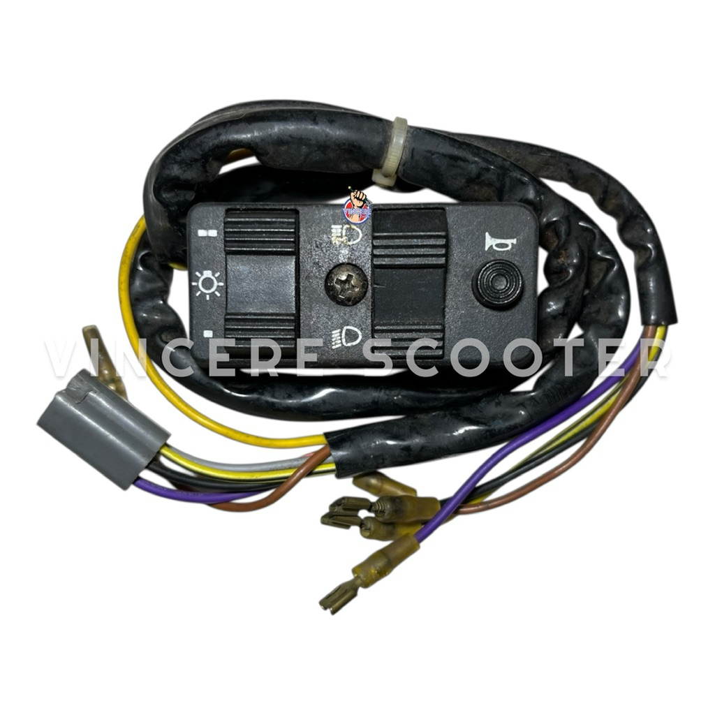 Saklar Lampu Kanan Danmotor Biru Vespa Excel Exclusive