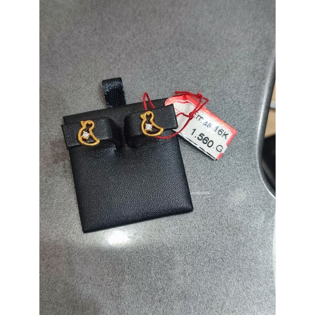 Anting emas 70 rangka bebek