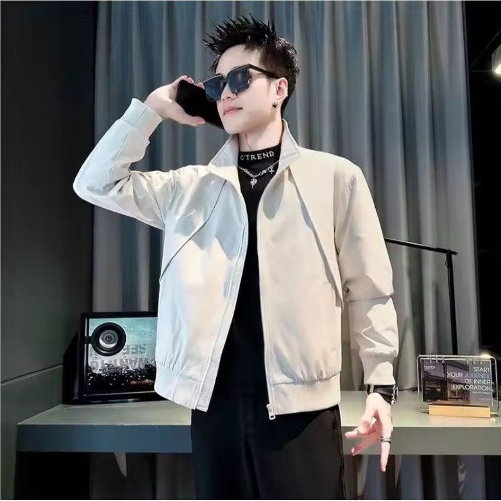 Jacket Trendy Hipster Outfit / Jacket Men's Springs Autum / Baseball Coat Men's Casual Top By Hobby 