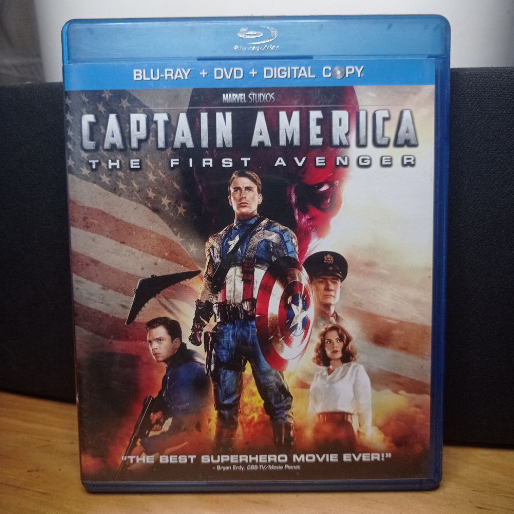 blu-ray dan DVD bluray bd original Captain America The First Avenger Chris Evans