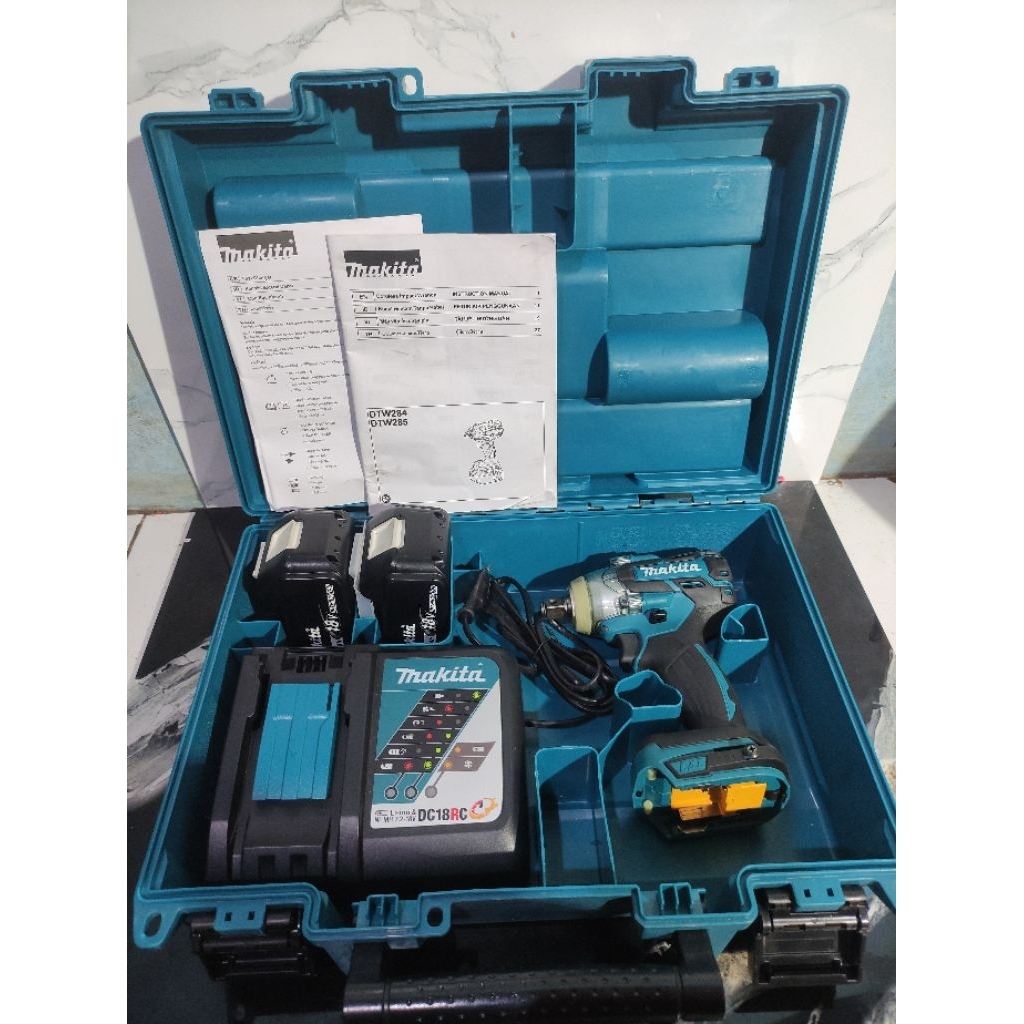 DTW 285 RTE 1/2" CORDLESS IMPACT WRENCH MAKITA ALAT BUKA BAUT MAKITA DTW285