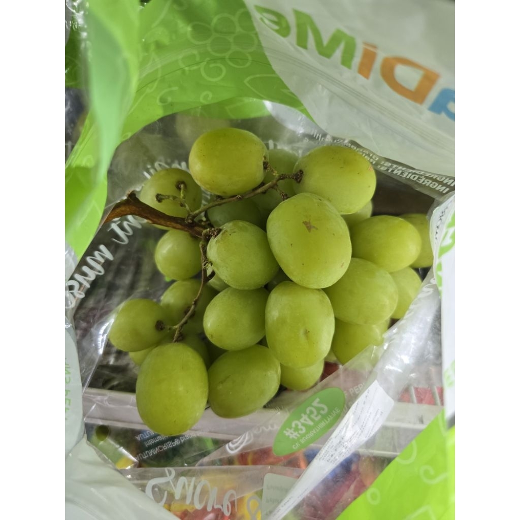 Anggur Hijau Cripsi Premium Tanpa Biji 500g - 1kg