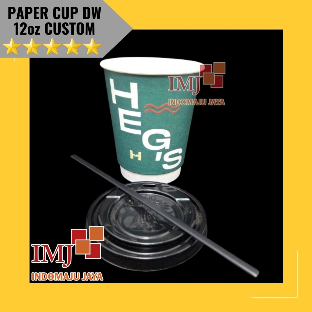 PAPER CUP DOUBEL WALL 12oz CUSTOM CETAK PAPER CUP DUBEL WALL 12 oz CUSTOM DESAIN