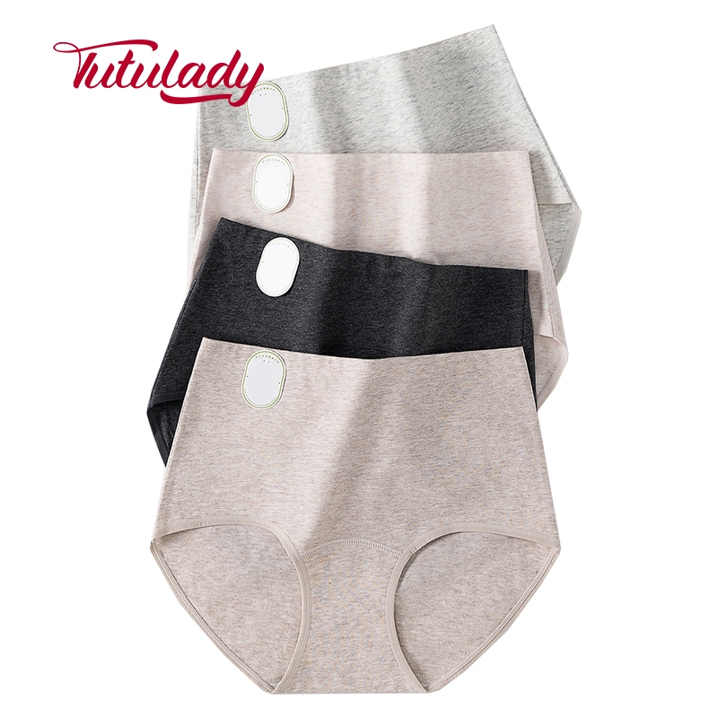 TUTULADY Celana Dalam Wanita Katun Antibakteri Pinggang Tinggi Pembentuk CD Nyaman Lembut CD
