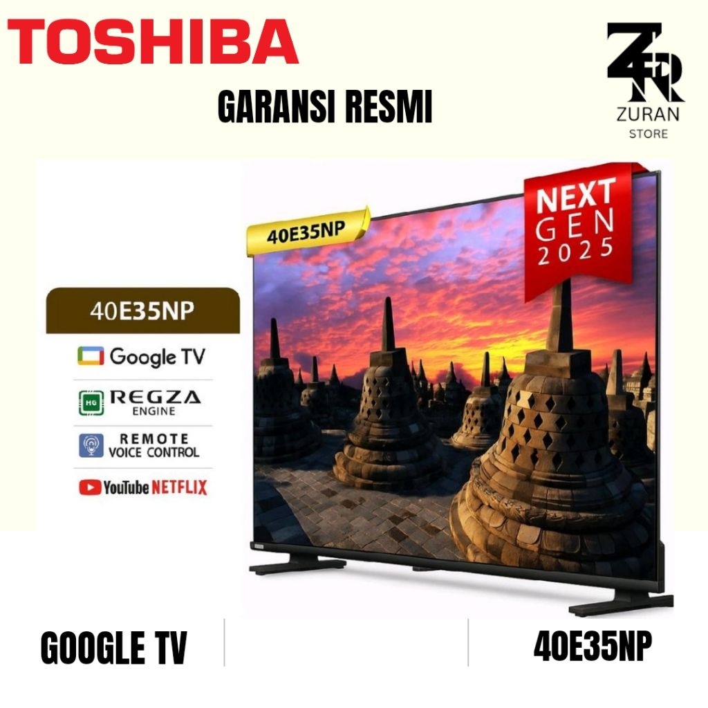 TOSHIBA 40E35NP / 40E35 FULL HD ANDROID TV / GOOGLE TV 40 inch 2025 - gen 2 2025 google tv