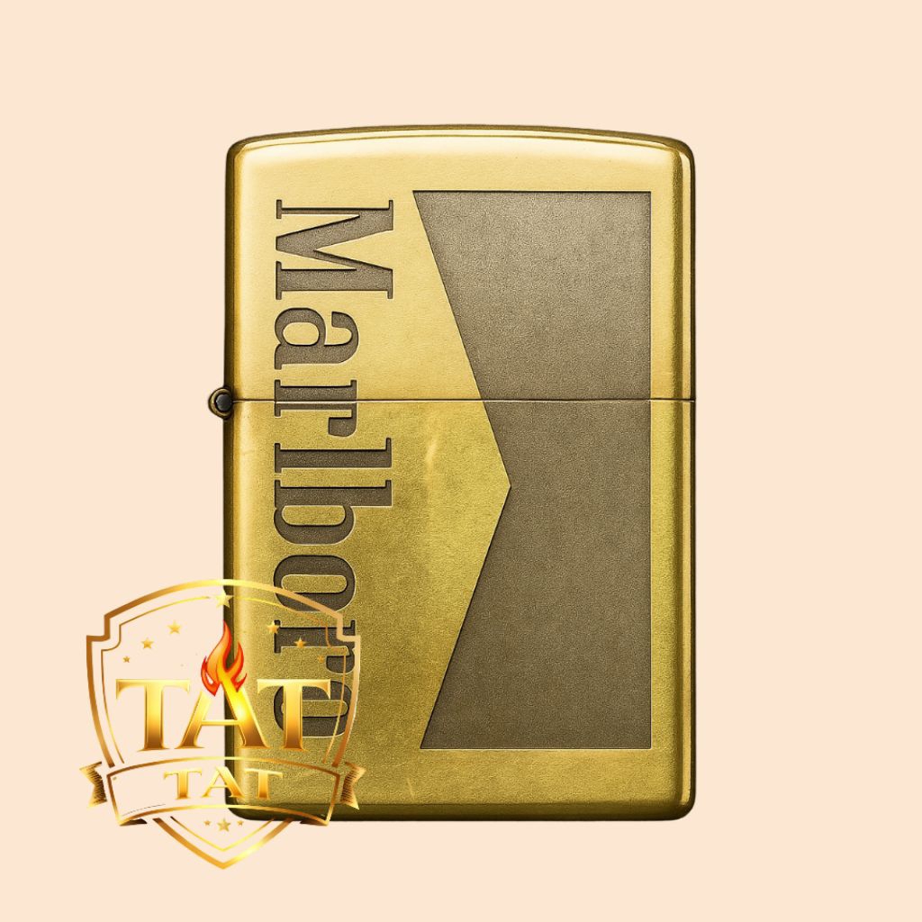 Korek Api Zippo Desain Marlboro Full Motif Premium Edition