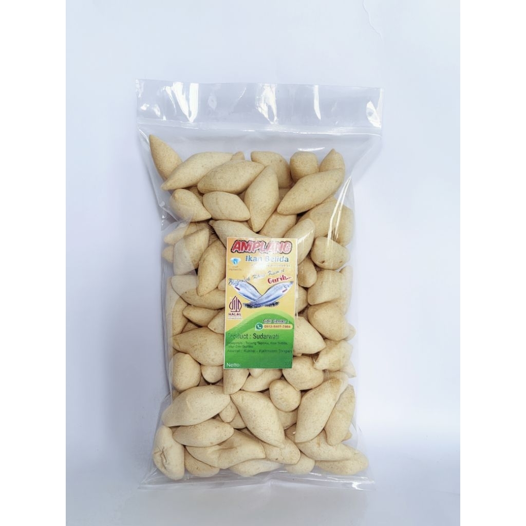 Amplang ikan belida khas"pulau laut"kumai