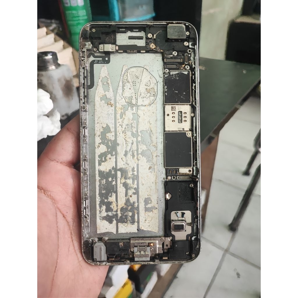MESIN HANDPHONE ORIGINAL IPHONE 6S PLUS - MENTOK LOGO - TIDAK HIDUP NORMAL - UNIT SESUAI DIFOTO