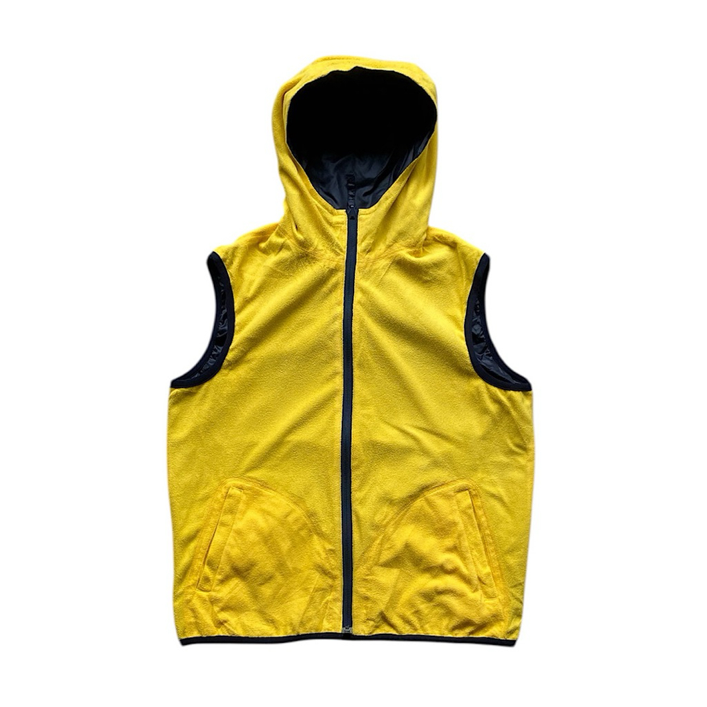 Uniqlo reversible vest hoodie rompi second