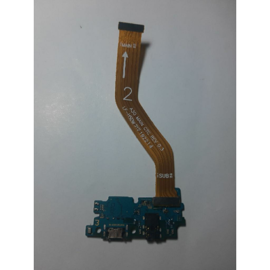 konektor cas + flexible samsung a30 ori