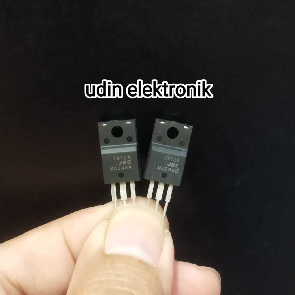 (1SET) IC REGULATOR JRC7812 JRC7912 ORIGINAL NEC JRC 7812A 7912A