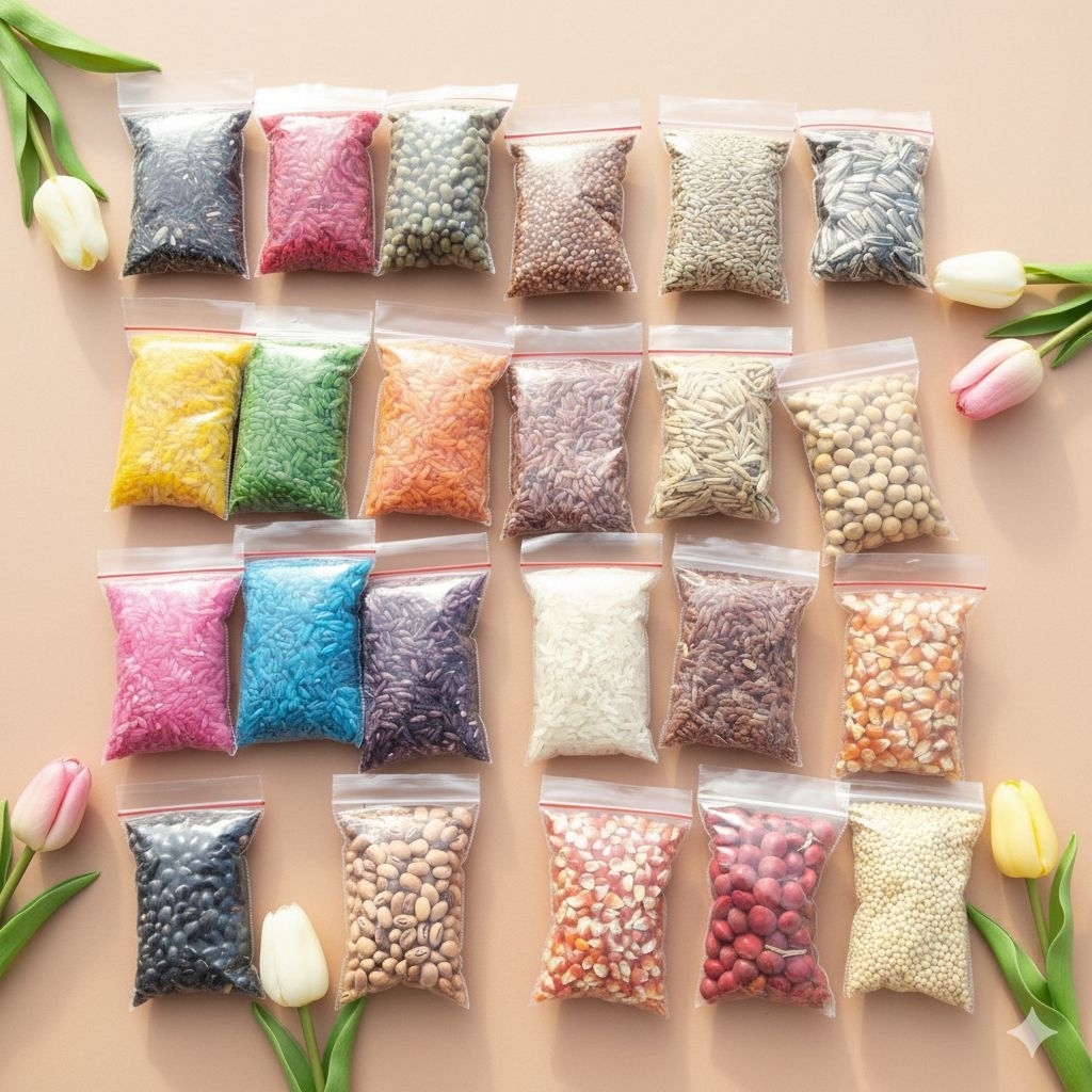 KOLASE BIJI BIJIAN | BAHAN KETRAMPILAN | BAHAN UNTUK KOLASE | KETRAMPILAN KOLASE | PAKET BIJI BIJIAN