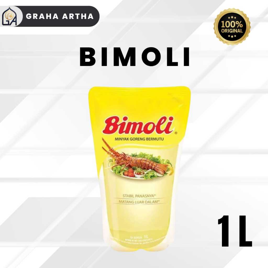 Bimoli Minyak Goreng 1 Liter Clasic Refill/Bimoli Minyak Goreng Klasik 1 Liter Pouch/Minyak Goreng B