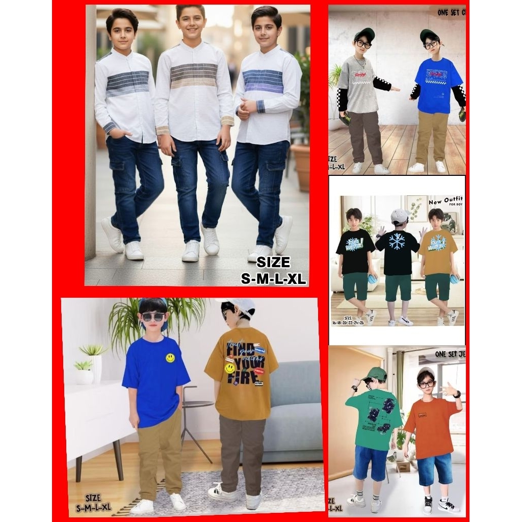 setelan london kids jeans 11-14t