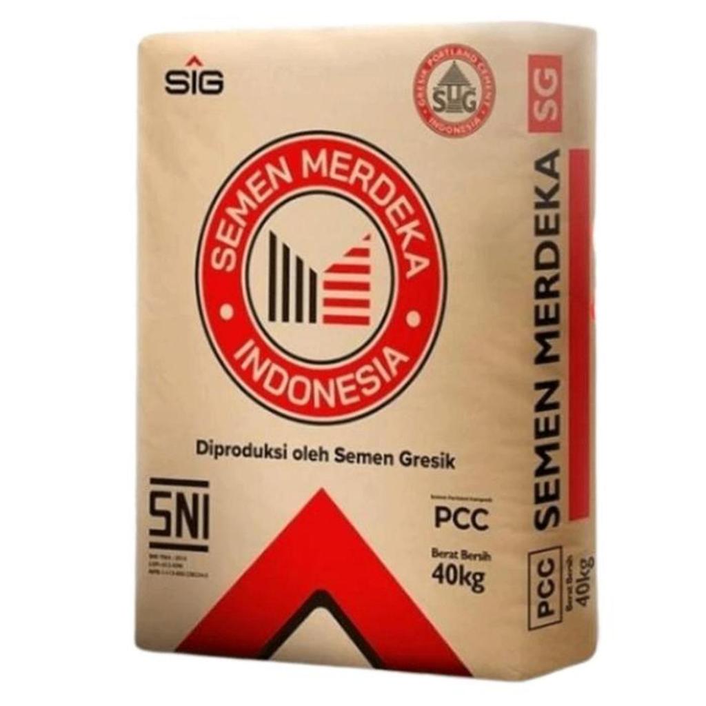 Semen Merdeka 40kg 1 Zak/ Semen PCC Murah Merdeka 40 kg 1 Sak