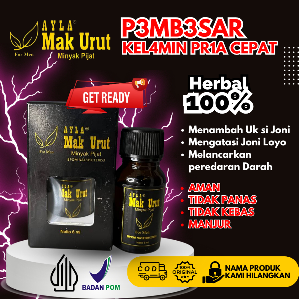 AYLA MAK URUT | Minyak pijat pembesar joni, Pembesar Penis100%Ampuh Permanen, pembesar mr.p- AMAN BP