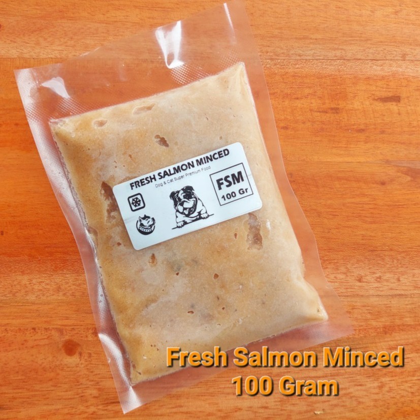 Norwegian Salmon Minced – Dog Cat Raw Food Ikan Makanan Anjing Kucing