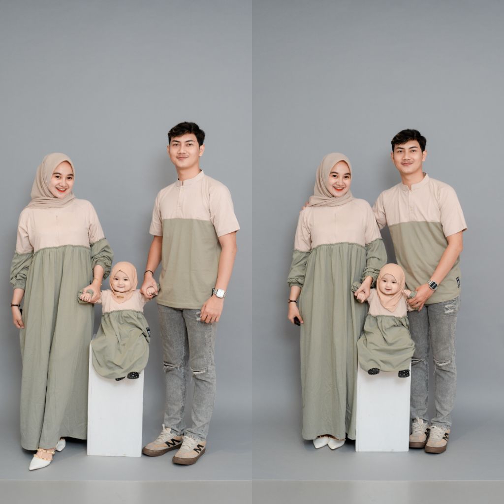 Raya Series/Gamis couple/kaos couple keluarga/set family couple