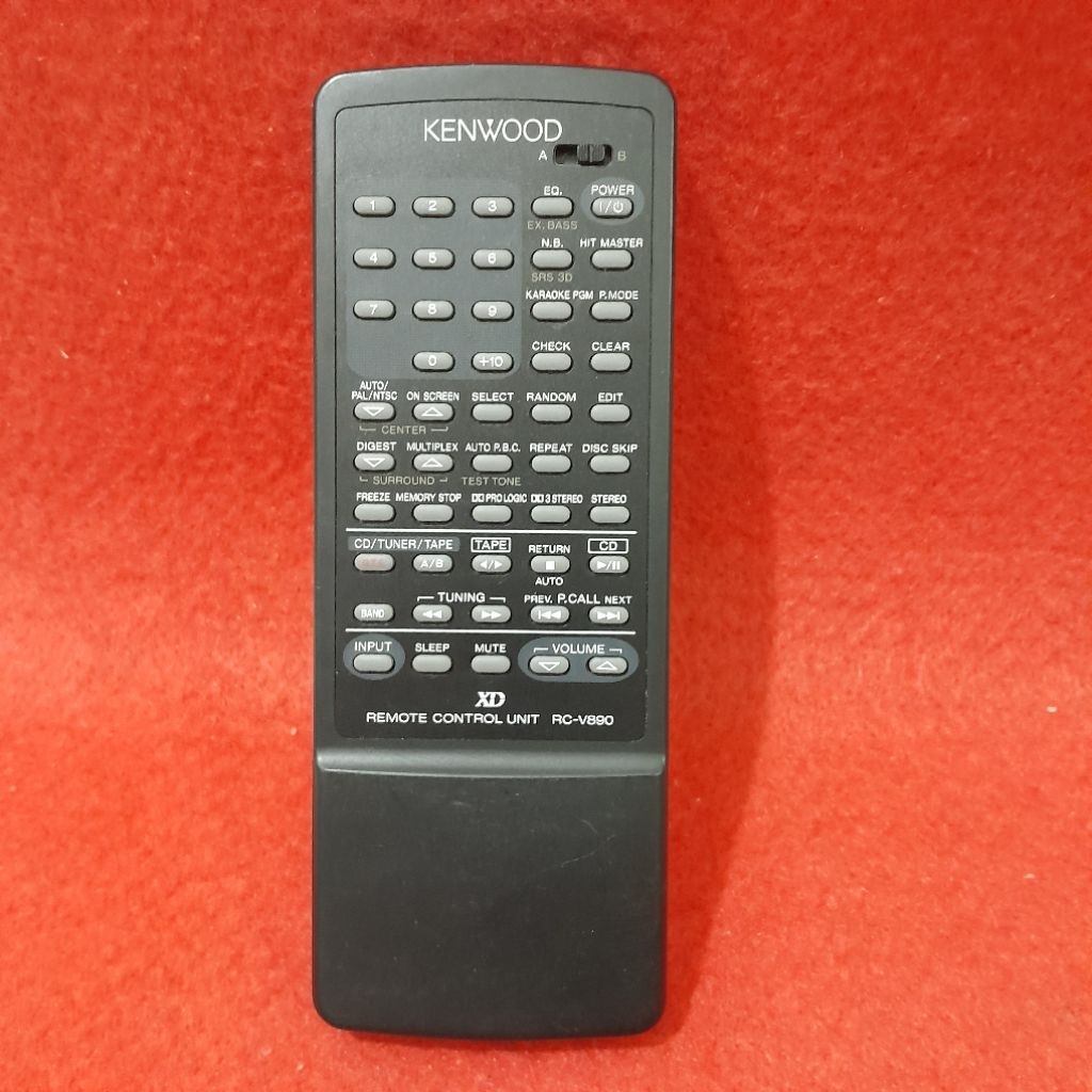 Remote Remot Tape Compo KENWOOD Original Asli . RC - V90 .