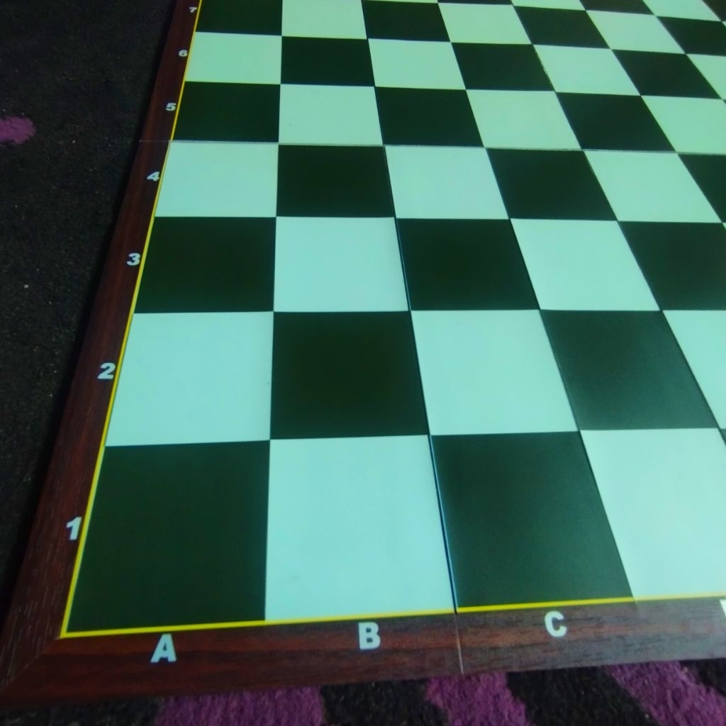 papan catur lipat 8 hijau lumut