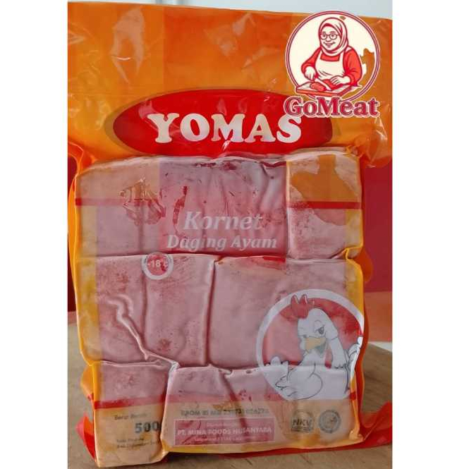 YOMAS KORNET AYAM 500GR FROZEN