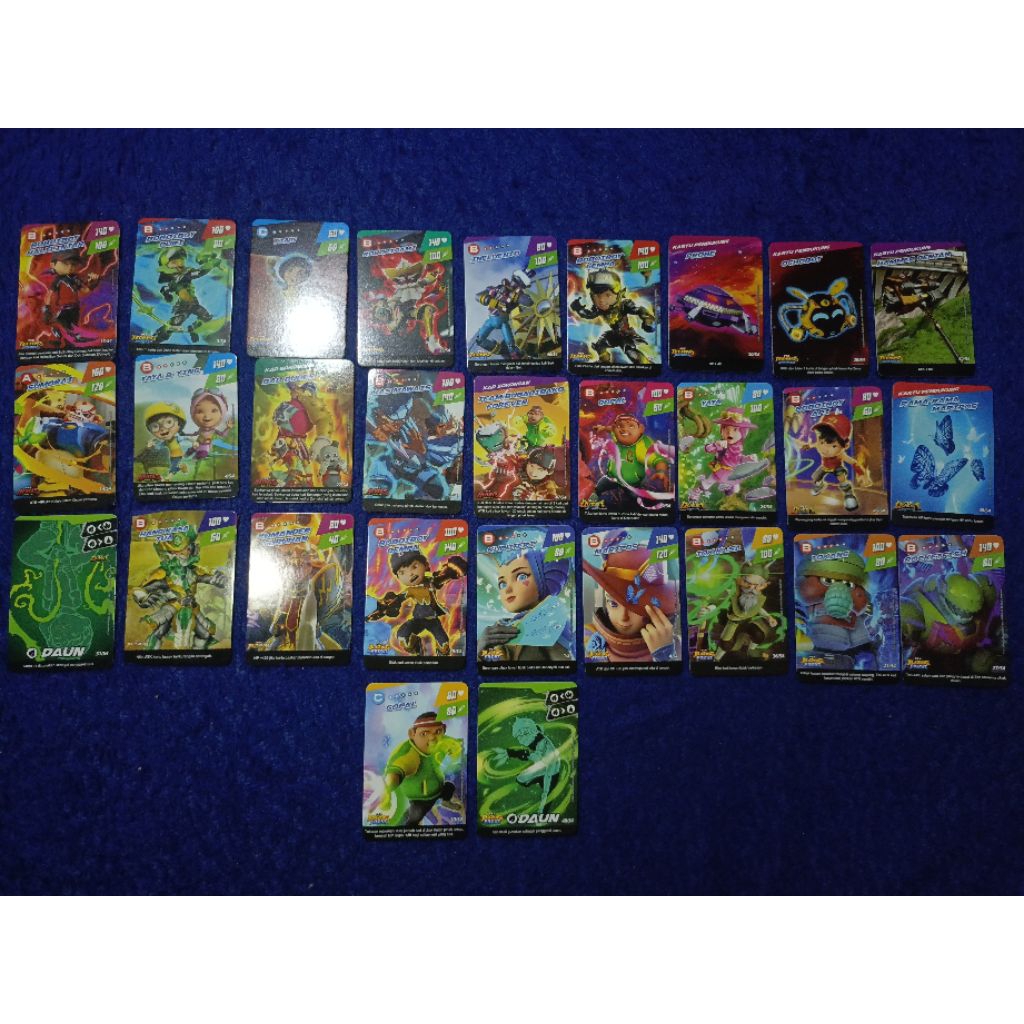 (satuan) kartu Boboiboy Monsta Galaxy Card