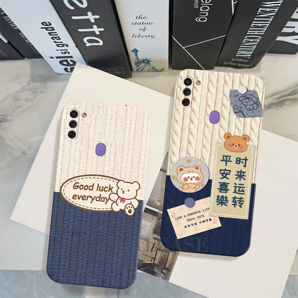 Softcase Samsung A11 A01 A01 Core - Motif Bear Abstrak - Anti Air - Case Terbaik