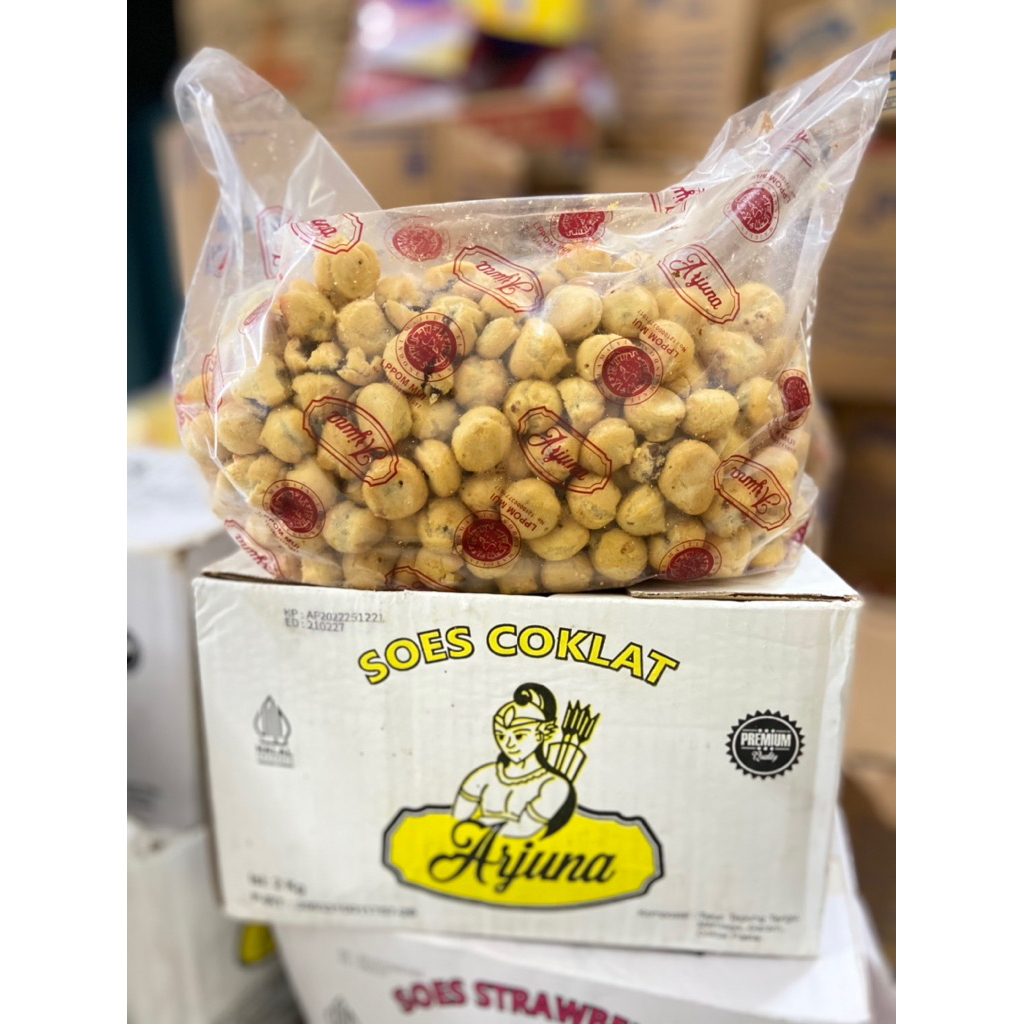 Soes Arjuna 2 Kg - Soes Arjuna Premium - Soes isi Coklat lumer
