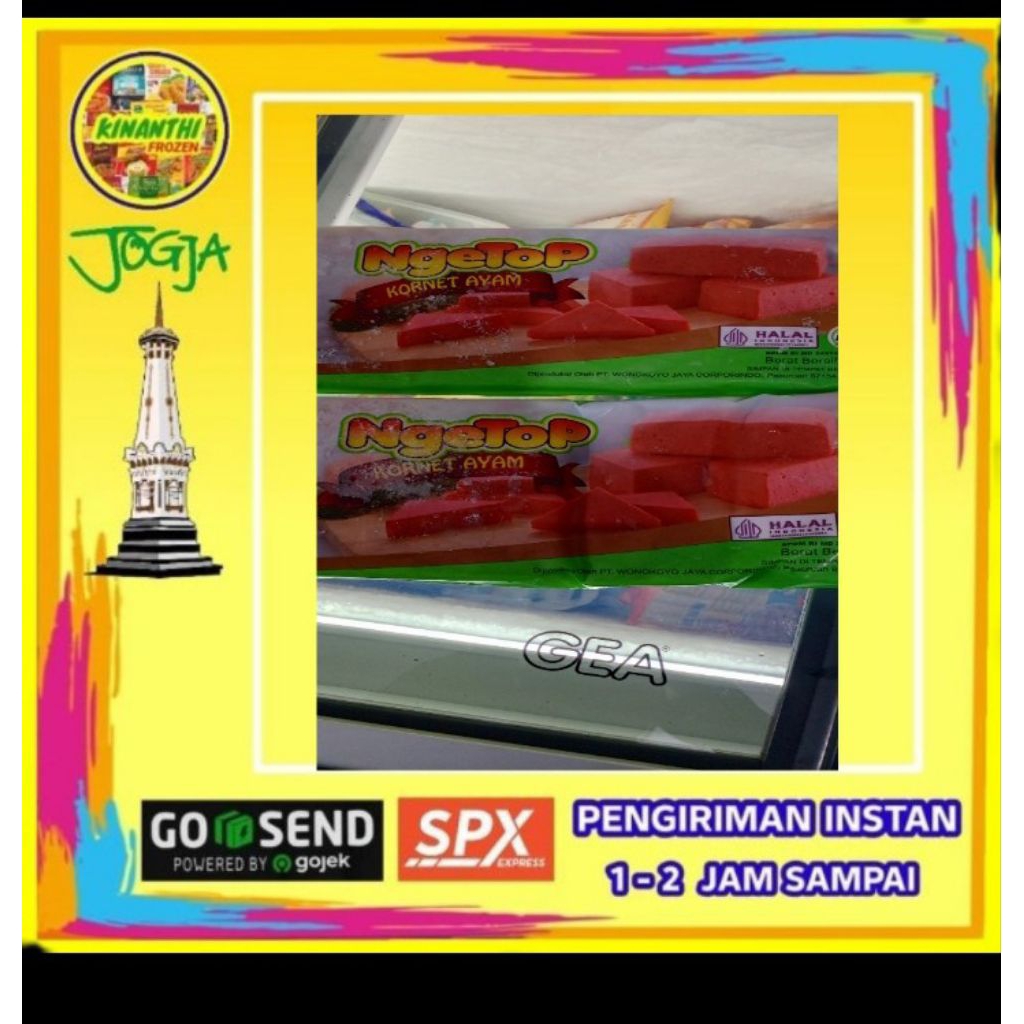 Ngetop Kornet Ayam 450 gr, Jogja Frozen