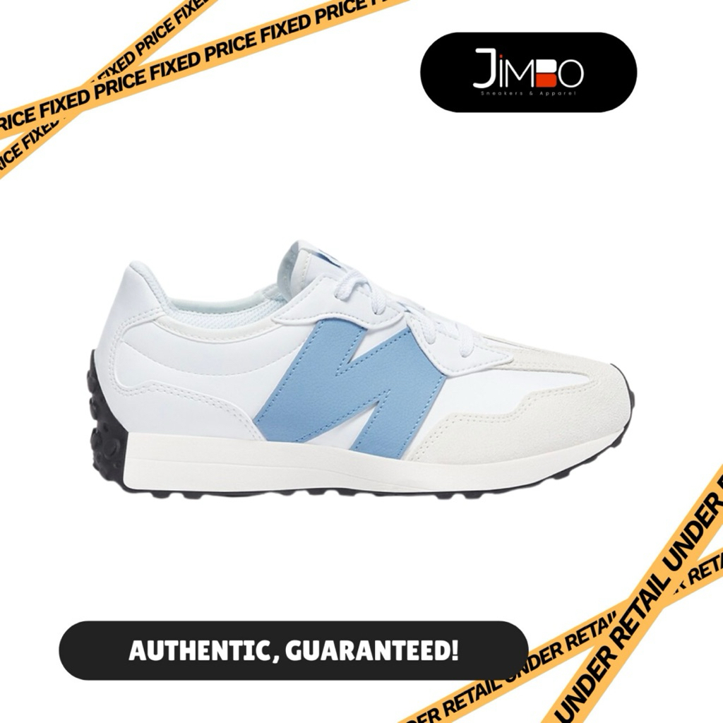 New Balance 327 White Blue 100% Original Guarantee